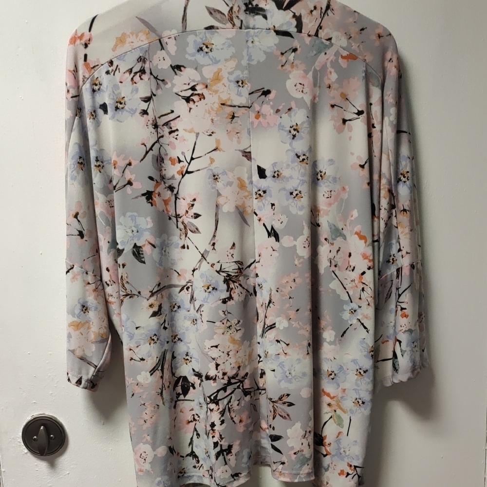 Warehouse Multicolor Patterned Kimono - image 5